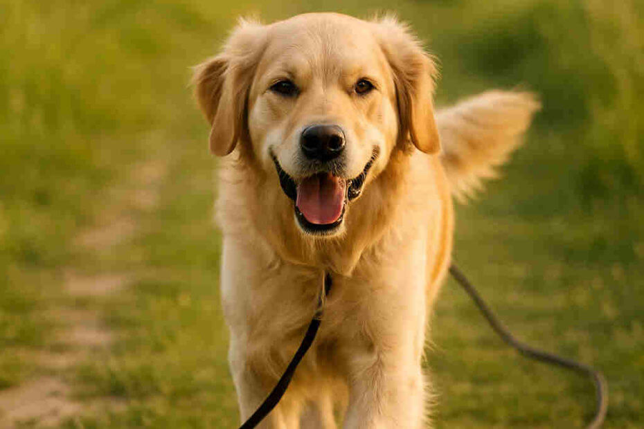 chien qui fait du rappel